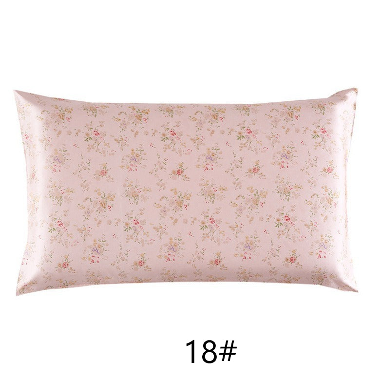 Floral Print Mulberry Silk Pillowcases