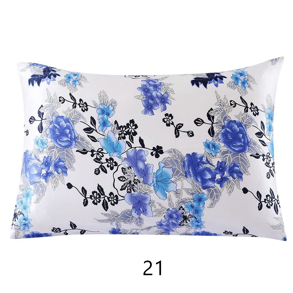 Floral Print Mulberry Silk Pillowcases