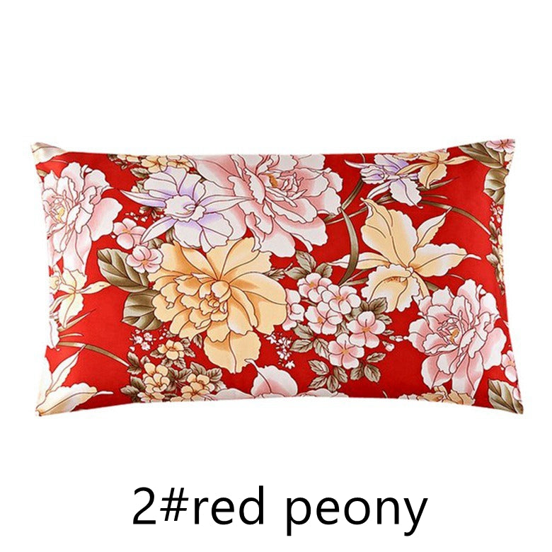 Floral Print Mulberry Silk Pillowcases