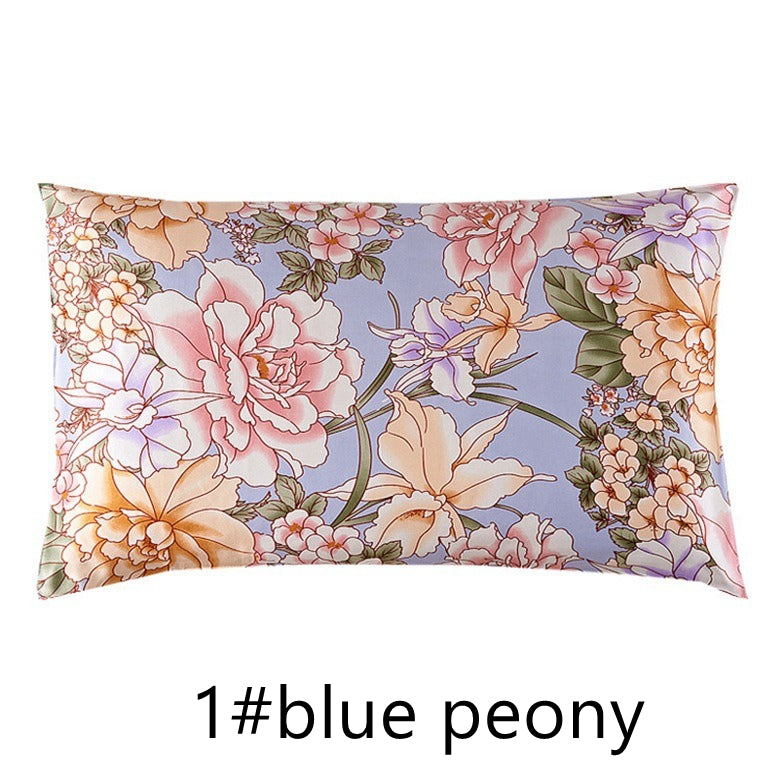 Floral Print Mulberry Silk Pillowcases