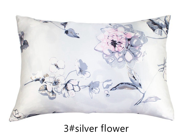 Floral Print Mulberry Silk Pillowcases