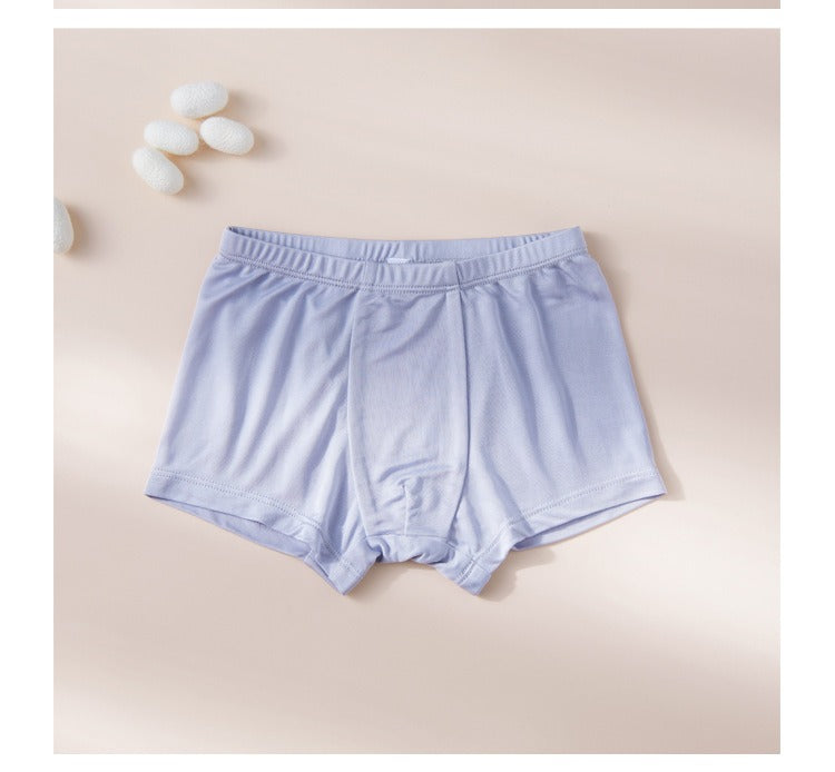 Boys 100% Mulberry Silk Boxer Short