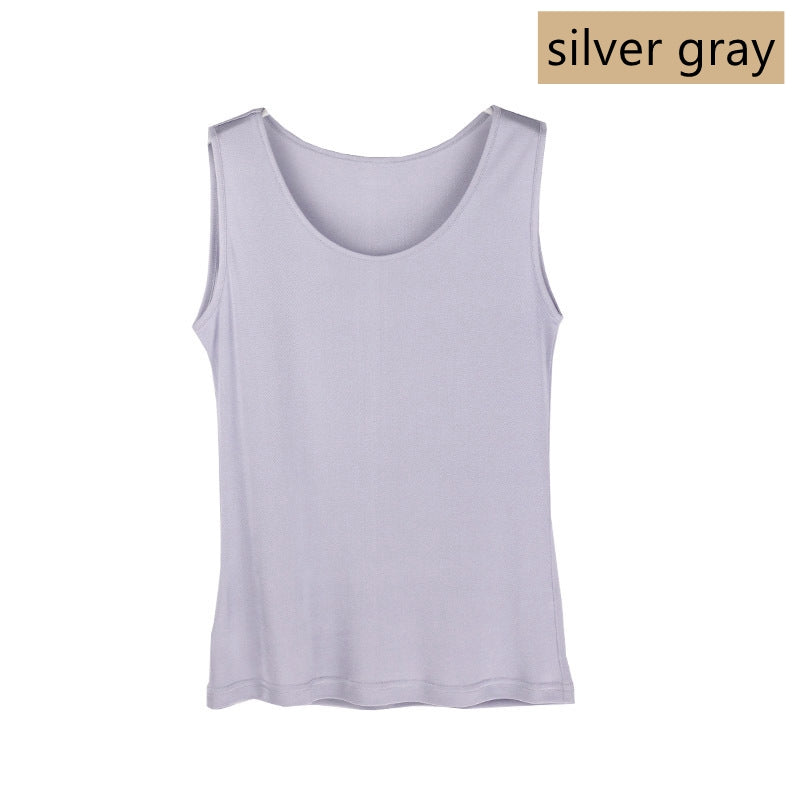 Women Knit Silk Tank Top, 15 Colors