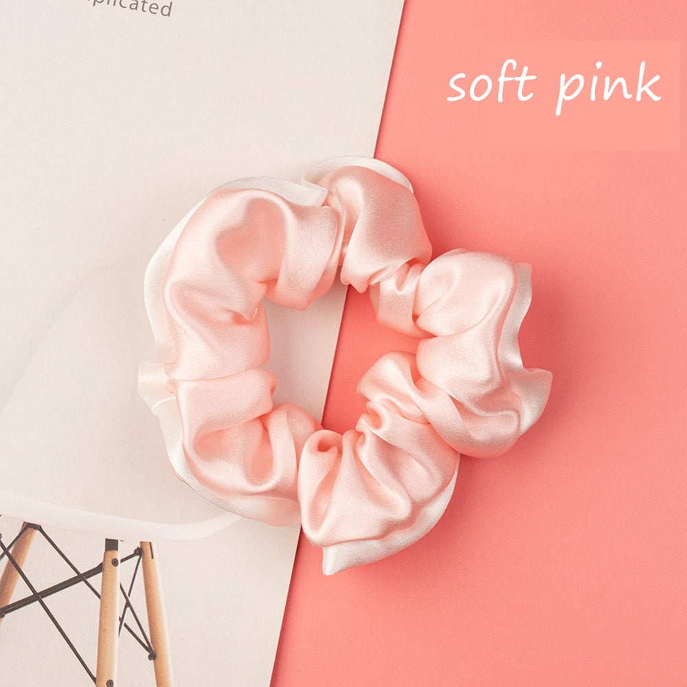 100% Silk Hem Scrunchie