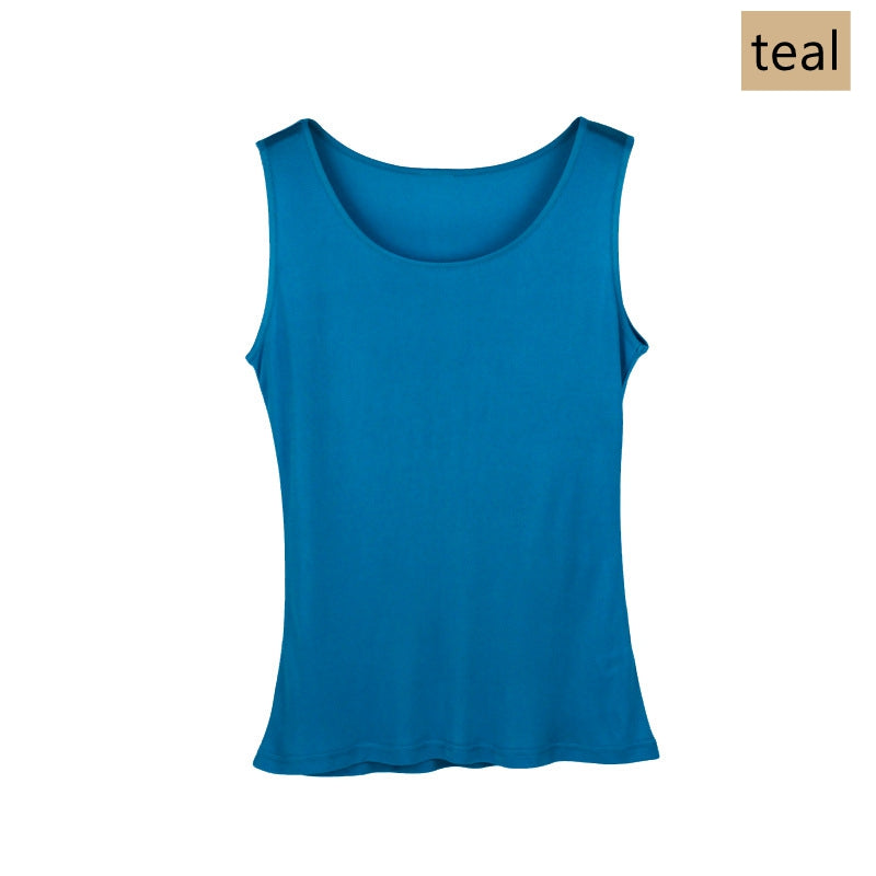 Damen-Strick-Tanktop aus Seide, 7 Farben