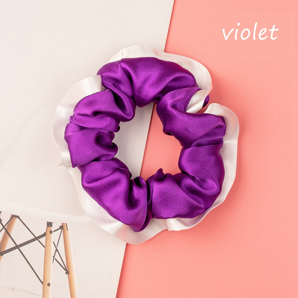 100% Silk Hem Scrunchie