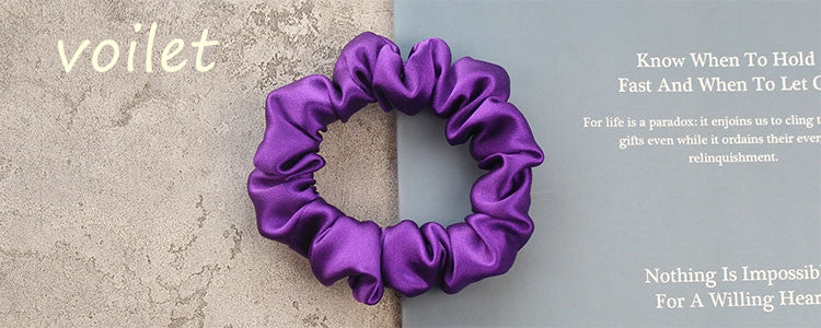 30Momme Silk Scrunchies - Awulook