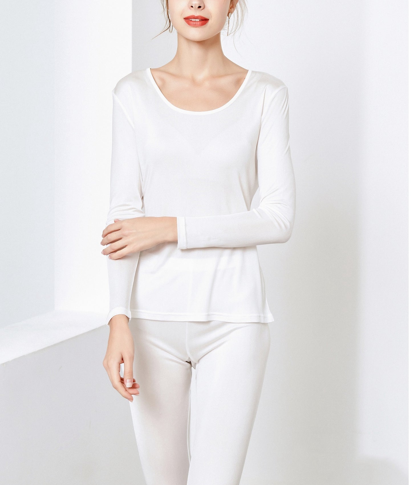 Women Silk Thermal Set/Leggings/Shirts