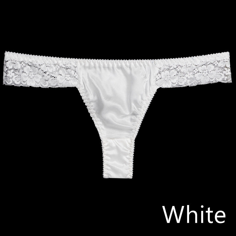 Women 100% Silk Thong