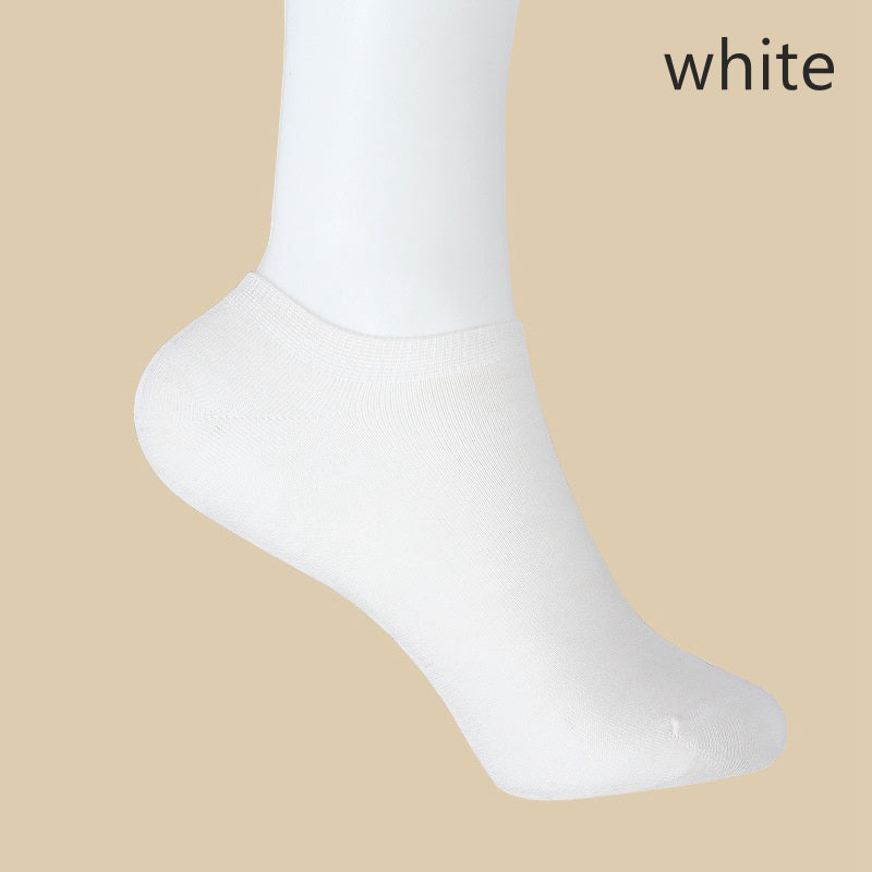 Chaussettes bateau en soie pour femmes