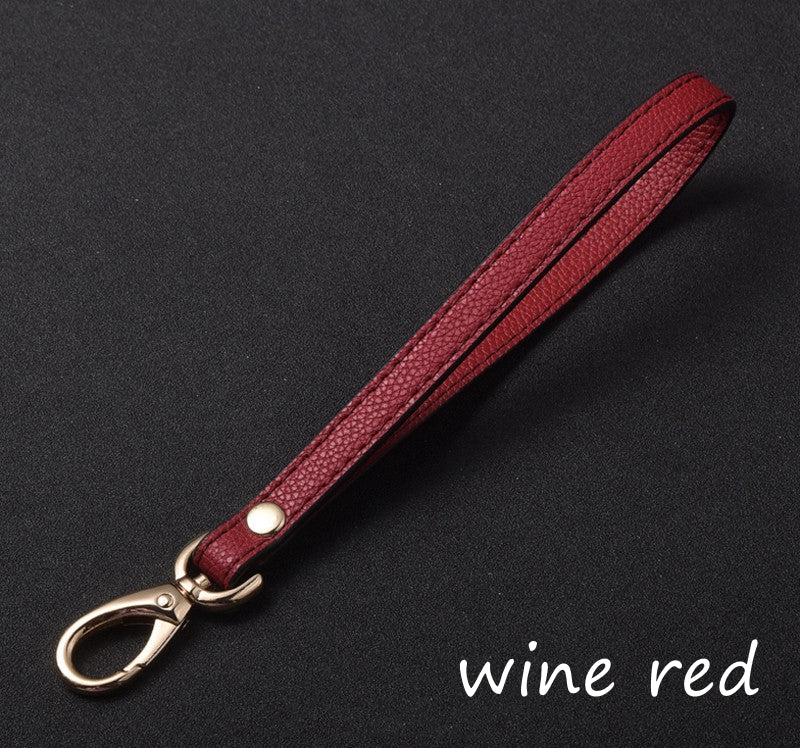 Full grain Leather Wristlet Strap - Awulook