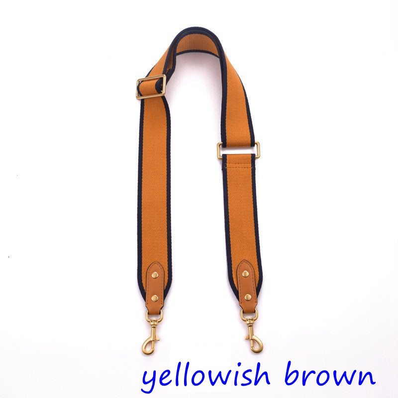 1.8"/45mm Bi-Color Adjustable Canvas bag strap