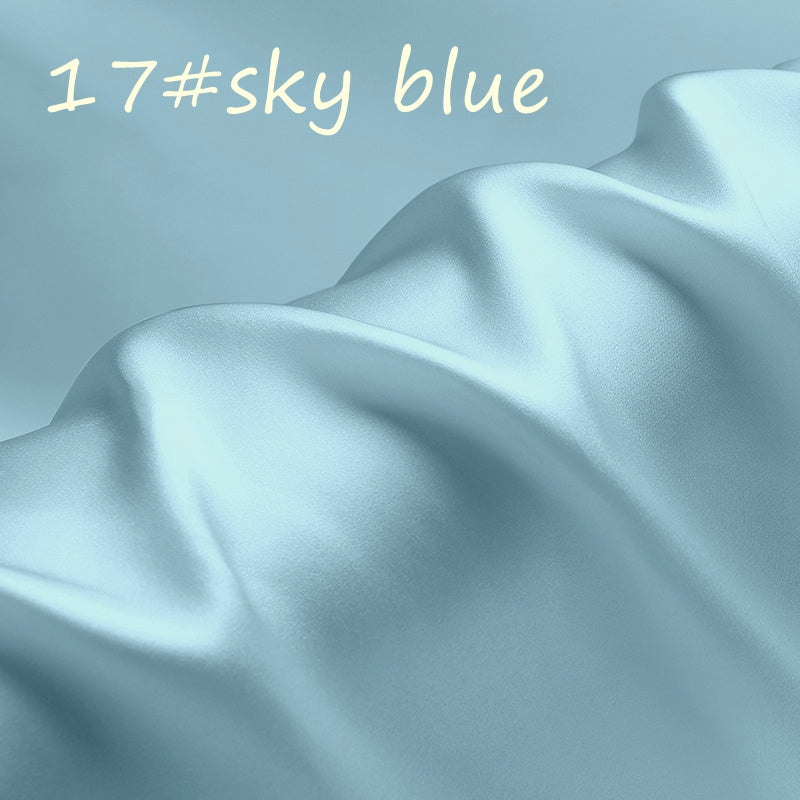 22Momme Silk Charmeuse, Width 114cm/45"| Color 1#-30# - Awulook