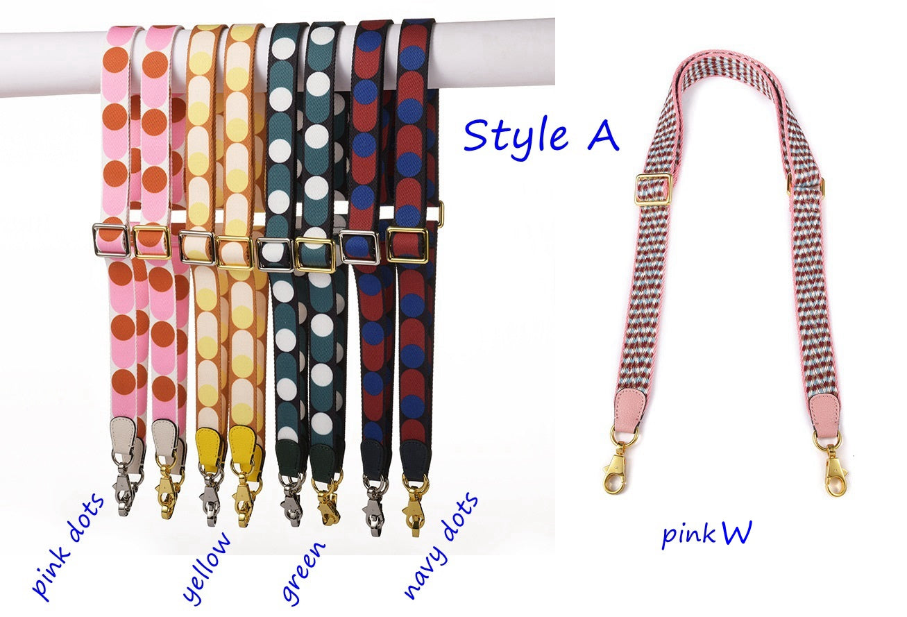 1/25mm Sangle bag strap, should/crossbody canvas strap, 26 patterns, –  Awulook