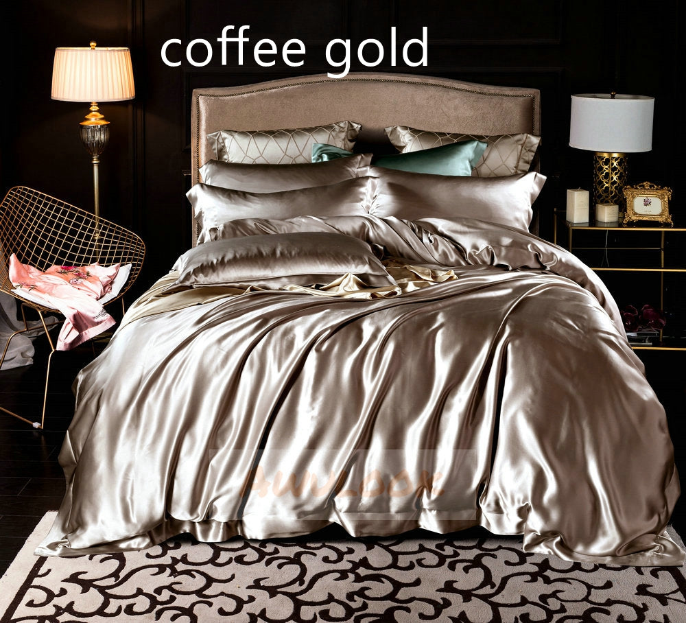 25Momme Seamless Luxury Silk Duvet Cover - Awulook