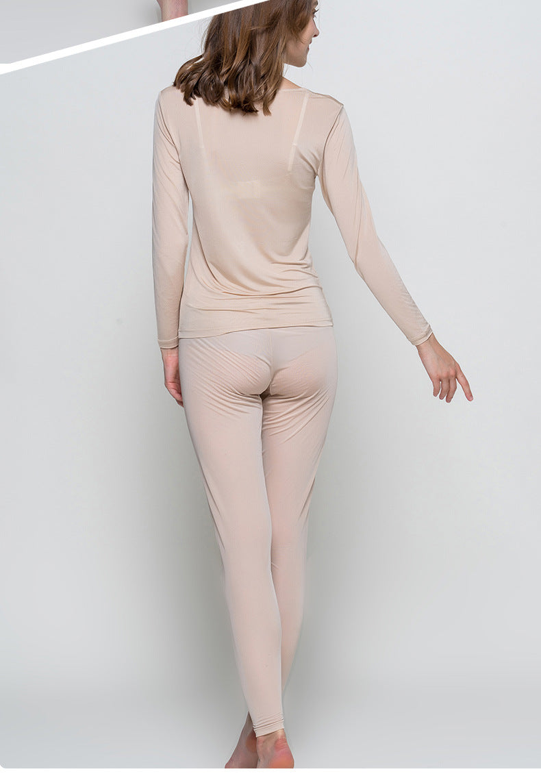 Women 100% Mulberry Silk Thermal underwear/Leggings - Awulook