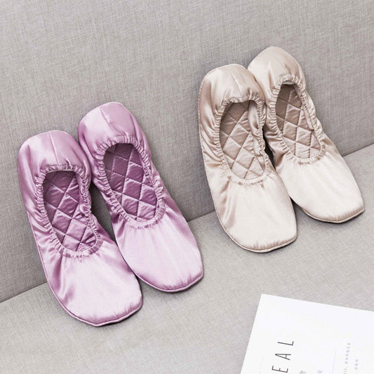 Indoor Silk Flats/Slipers - Awulook