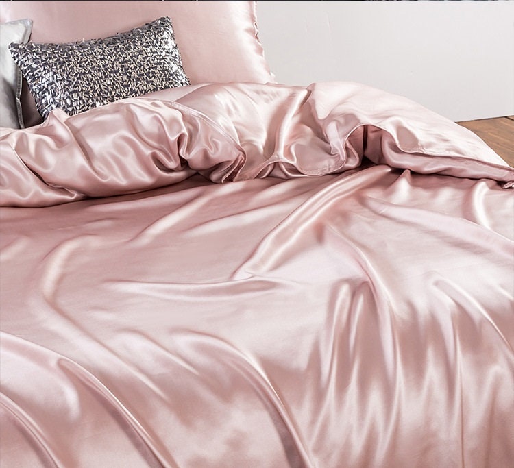 19Momme Seamless Luxury Silk Bedding Set4 - Awulook