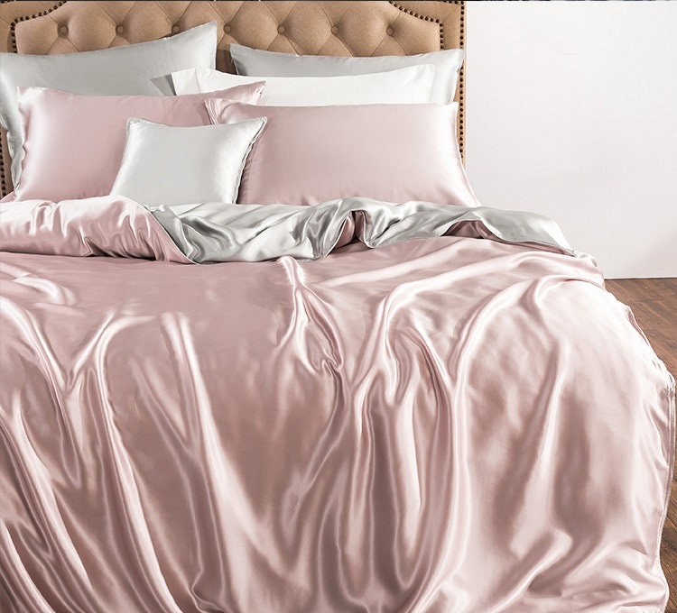 19Momme Seamless Luxury Silk Bedding Set4 - Awulook