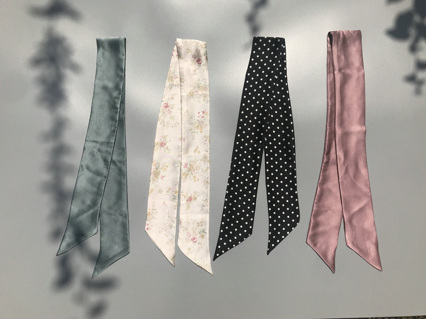 100% Silk Hair Pony scarf tie - Awulook