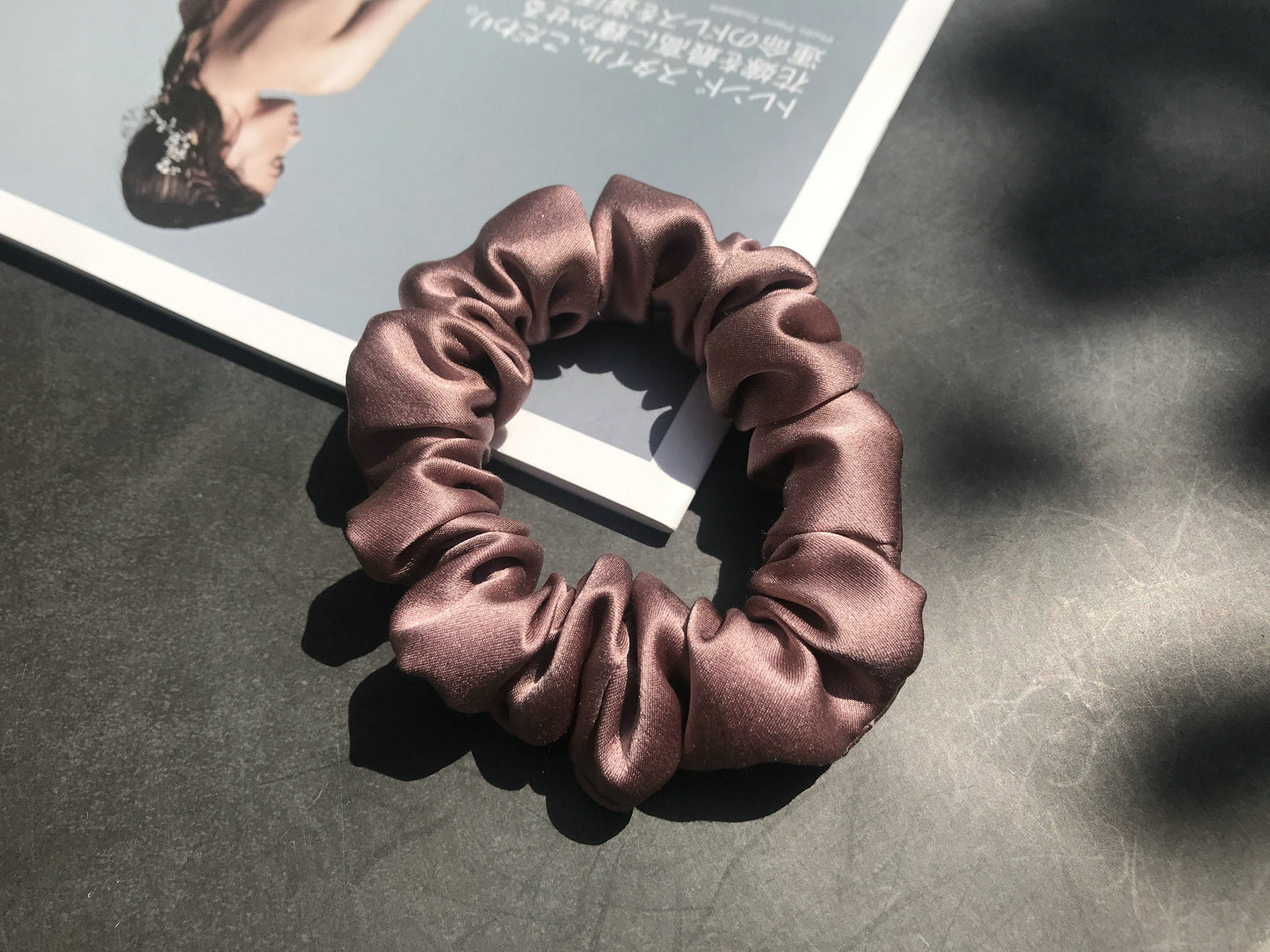 100% Silk Heatless Hair Curling Ribbon Scrunchy Set