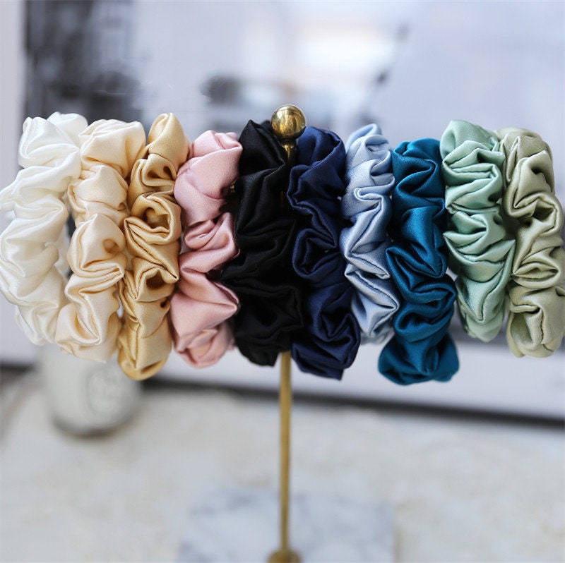 30Momme Silk Scrunchies - Awulook