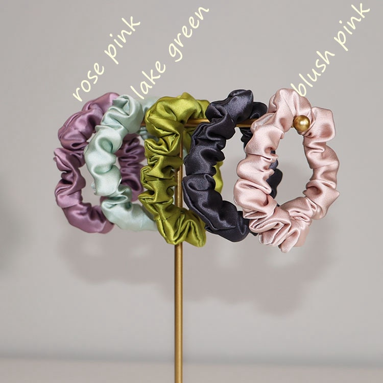 30Momme Silk Scrunchies - Awulook