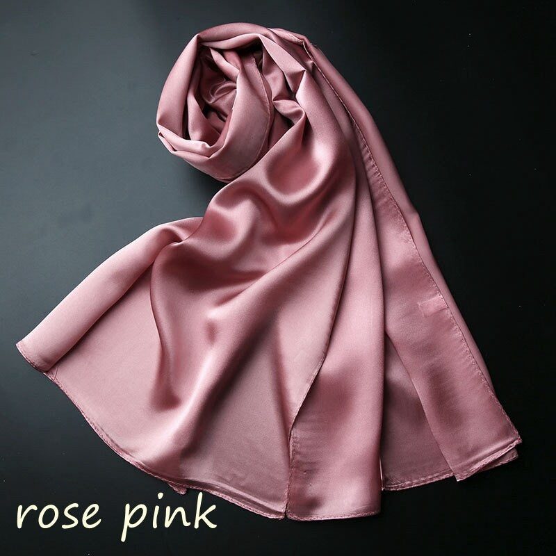 Long Silk Scarf/Shawl Wrap, 185cm/73 in - Awulook