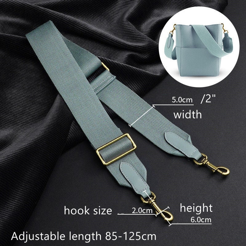 Adjustable 2"/50mm Crossbody Strap for Sangle Bucket bag