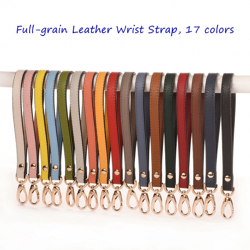 Full grain Leather Wristlet Strap - Awulook