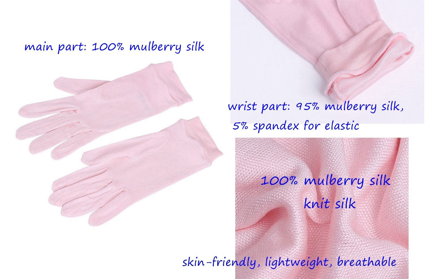 Mulberry Silk gloves