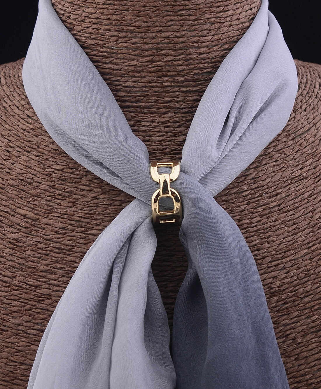 Genuine 18K Gold Plated Scarf Ring Jewerly Accesories/ Scarf Buckle, 3 colors - Awulook