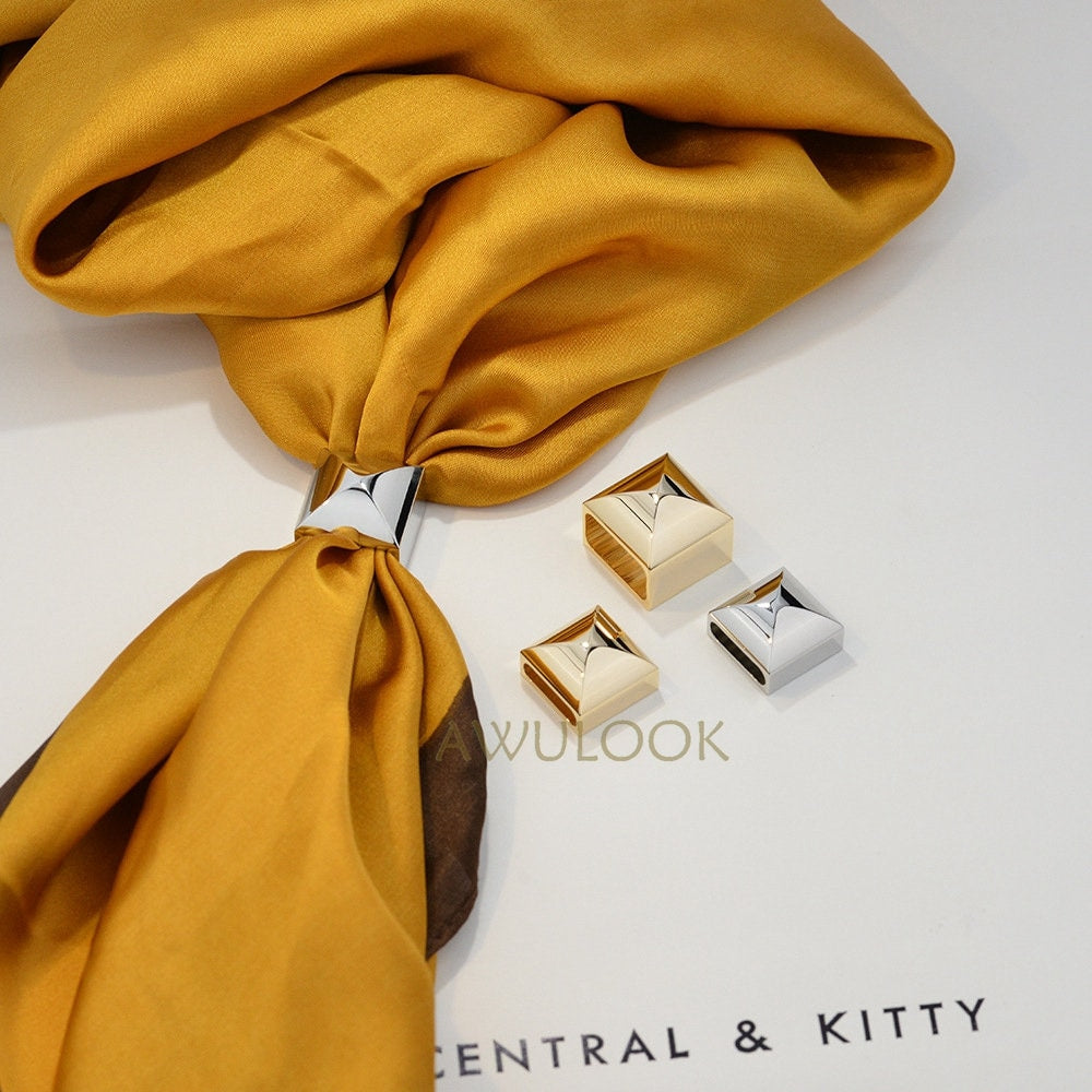Genuine 24K Gold Plated Scarf Rings - Awulook