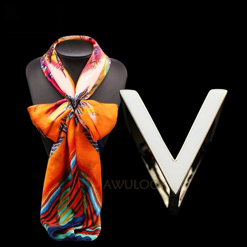 V Shape Scarf Rings - Awulook