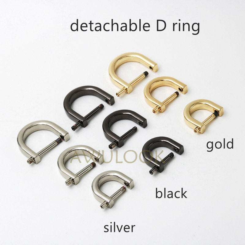 Pair of D-Rings, Detachable Open - Awulook