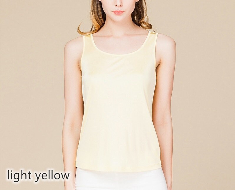 Women Knit Silk Tank Top, 7 Colors - Awulook