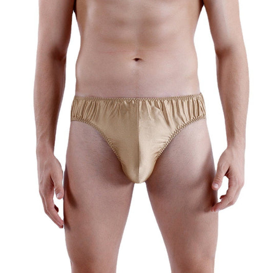 100% Mulberry Silk Boxer for Men, 10 colors, 3D crotch pouch design