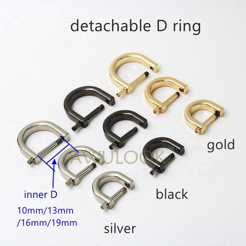 Pair of D-Rings, Detachable Open - Awulook