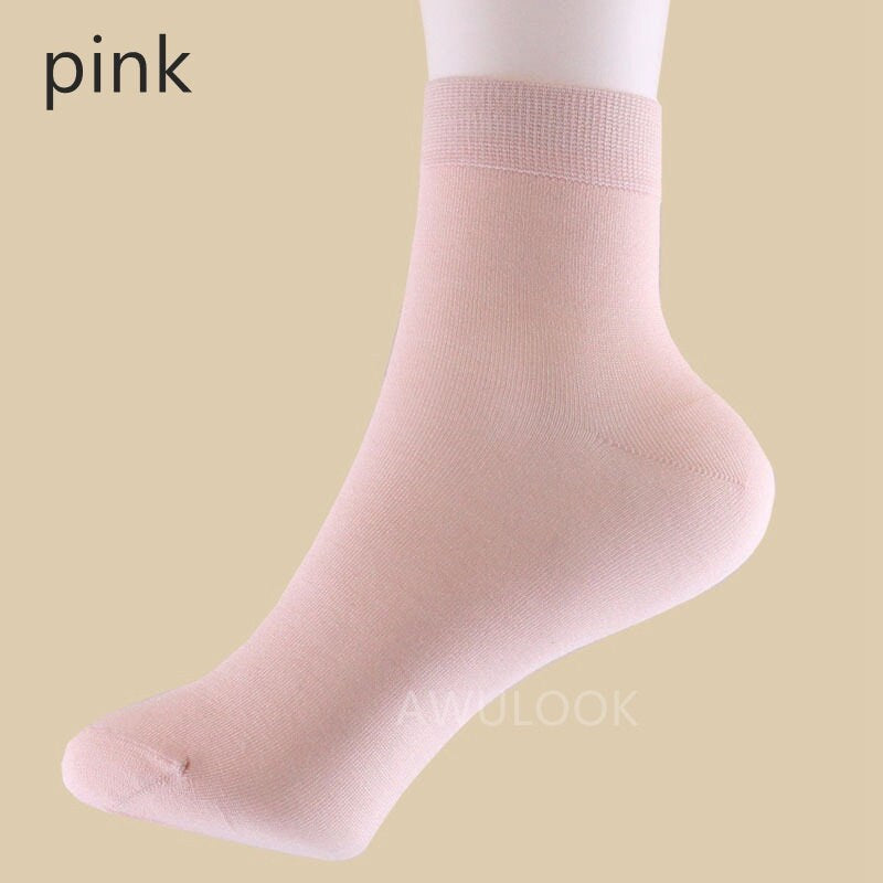 Women's Silk Socks, 8 Colors