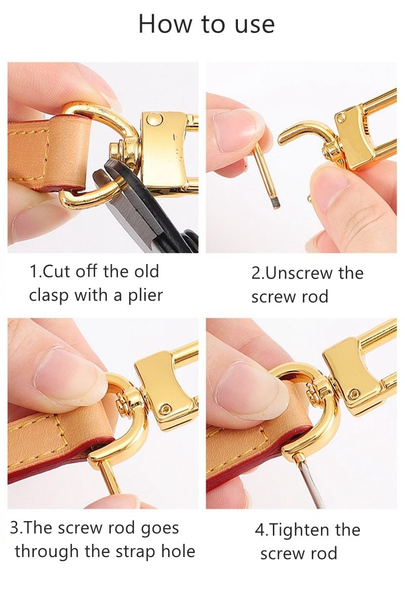 Detachable Swiveling Clasp/Spring Hooks