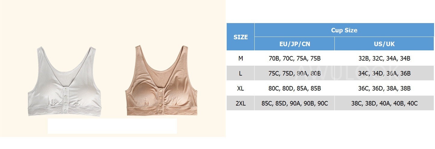 Front closure Silk T-shirt Bra