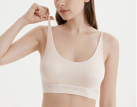 Soie Femmes T-shirt Soutien-Gorge Camisole