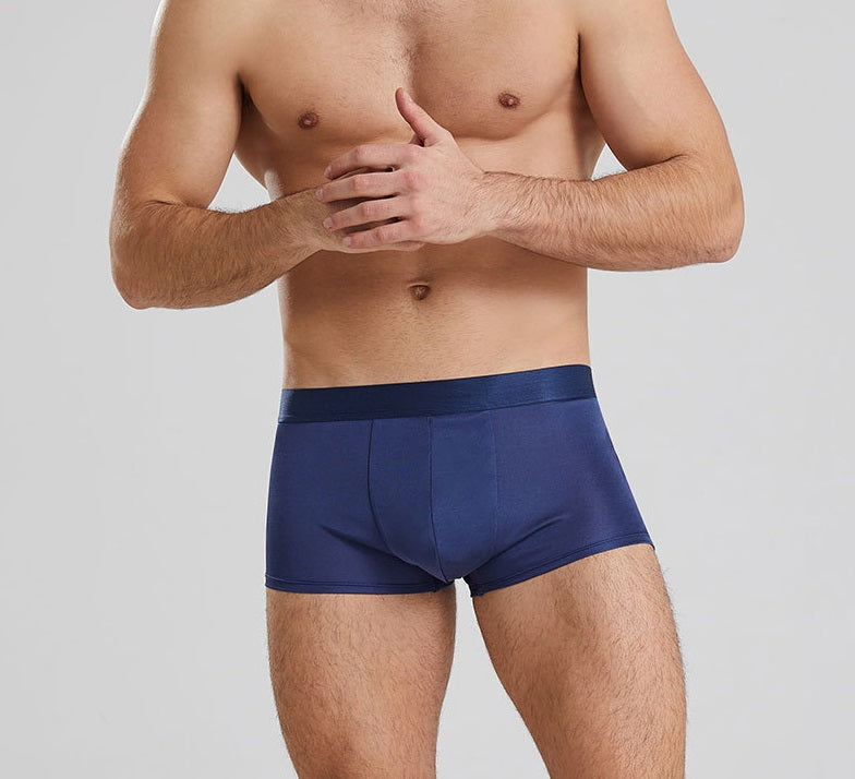 Men's 100% Knit Silk Boxer short - Awulook