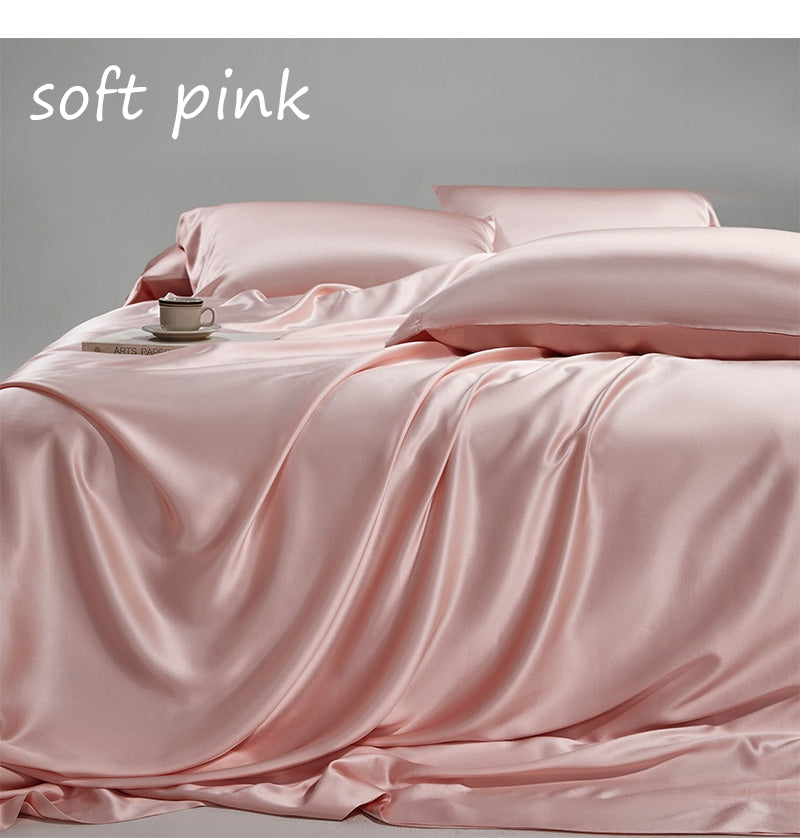 25Momme Seamless Luxury Silk Duvet Cover - Awulook