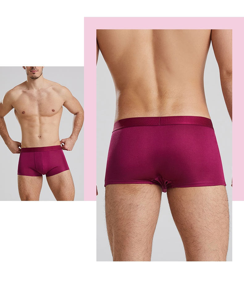 Men's 100% Knit Silk Boxer short - Awulook