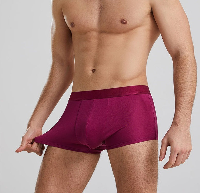 Men's 100% Knit Silk Boxer short - Awulook